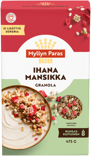 Myllyn Paras Ihana Mansikka Granola 475g
