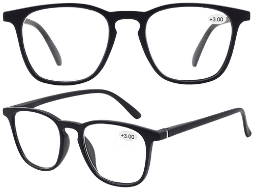 Eyeguard 黑色老花镜 U +3.0