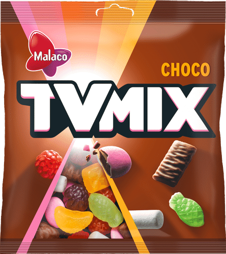 Malaco TV Mix 巧克力糖果混合装 280g｜Malaco TV Mix Choco makeissekoitus 280g