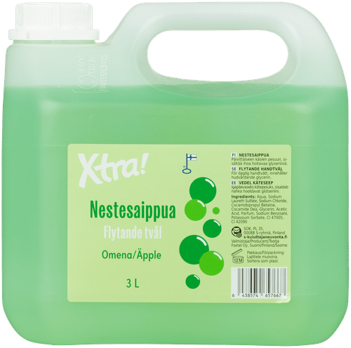 Xtra 苹果液体皂 3 l