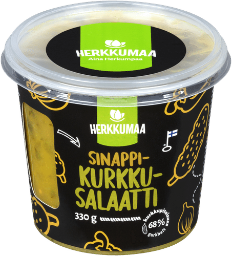 Herkkumaa 芥末黄瓜沙拉 330g