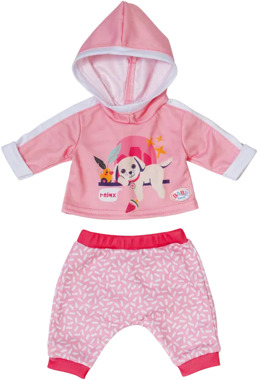 BABY born 娃娃运动服，粉色 43 cm