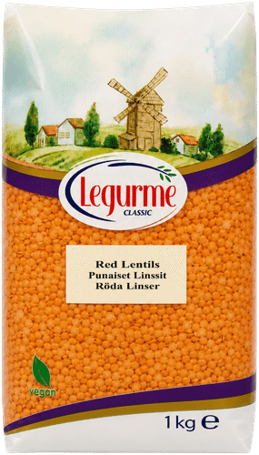 Legurme Punaiset linssit 1kg