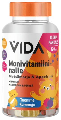 Vida 多种维生素小熊森林浆果&橙子味120片 240 g