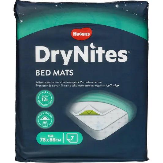 DryNites BedMats sängynsuoja 7kpl｜Huggies DryNites BedMats 床罩 7kpl