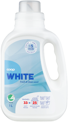 Coop 白色衣物洗衣液 1 l