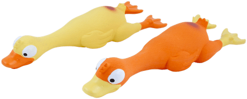 Best Friend Big Duck koiran lateksilelu, värilajitelma