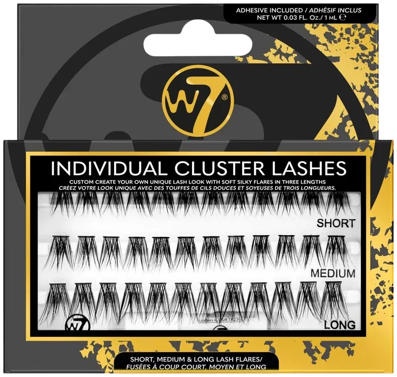 W7 簇状假睫毛及胶水｜W7 Irtoripset ja liima Cluster Lashes