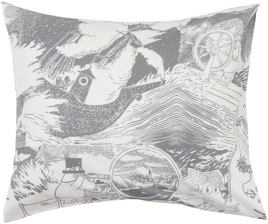 Moomin Arabia 姆明被套套装 150x210 航海 灰色 GOTS