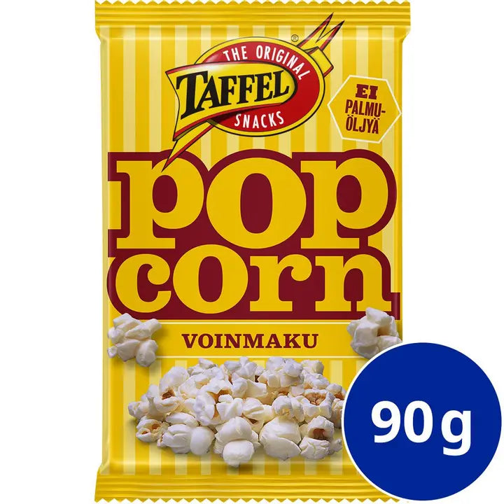 Taffel Popcorn voinmaku mikropopcorn 90g-Taffel 爆米花 黄油味微型爆米花 90g