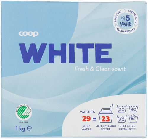 Coop White 白色衣物洗衣粉 1 kg