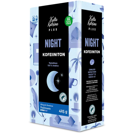 Kulta Katriina Plus Night kofeiiniton suodatinkahvi RAC 425g｜Kulta Katriina Plus Night 脱因滴滤咖啡 RAC 425g