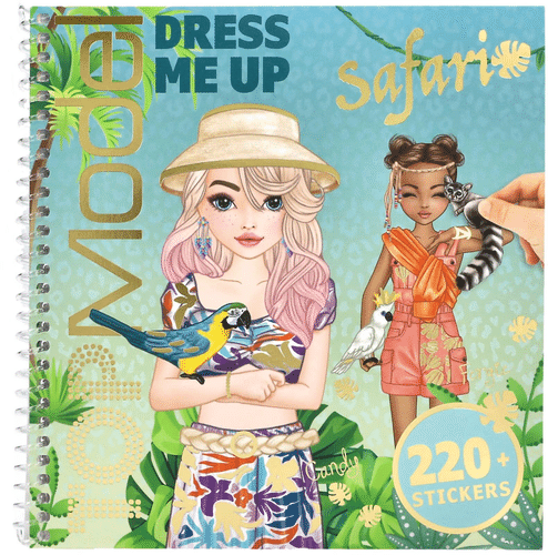 TOPModel Dress Me Up贴纸书 野生动物