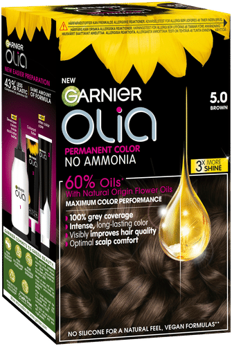 Garnier Olia 5.0 Brown kestoväri 174ml