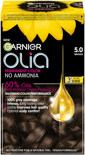 Garnier Olia 5.0 棕色持久染发剂 174ml