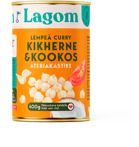 Lagom Currykastike kikherne & kookos 400g