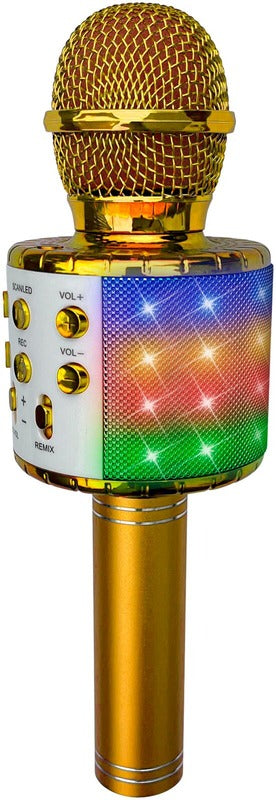 Toyrock PartyFunLights 蓝牙卡拉OK麦克风音箱 金色