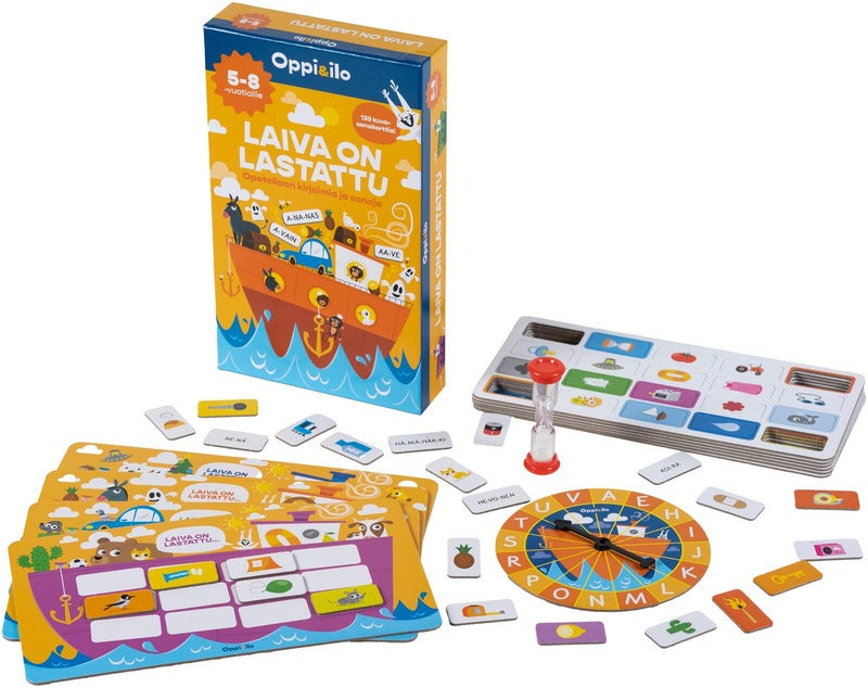 Oppi&ilo 船已装货 桌游 5-8岁｜Oppi&ilo Laiva on lastattu -lautapeli 5-8 v