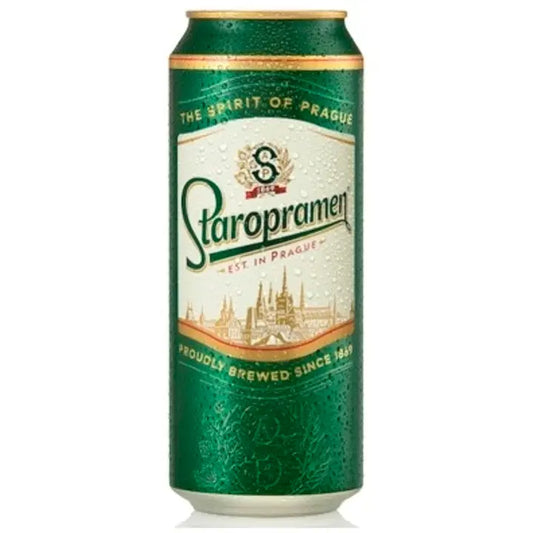 Staropramen Premium Lager olut 5 til-% tölkki 0,5 L｜Staropramen 优质拉格饮品 5 vol% 罐装 0,5 L