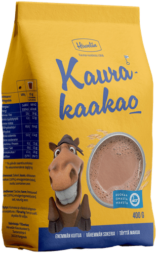 Hirvelän 燕麦可可 400g