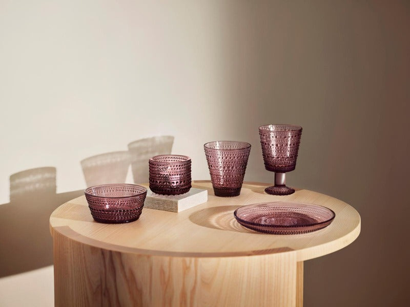 Iittala Kastehelmi 水杯 30厘升 石楠色 2 kpl｜Iittala Kastehelmi juomalasi 30 cl kanerva, 2 kpl