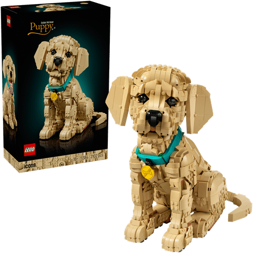 LEGO Icons 乐高® Icons 11384 金毛寻回犬幼犬