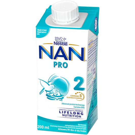Nestlé Nan 200ml Pro 2 käyttövalmis vierotusvalmiste｜Nestlé NAN 200ml Pro 2 即用型断奶产品