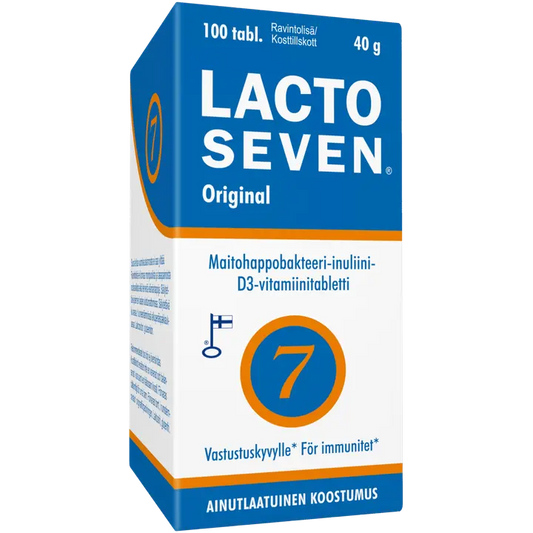 Lacto Seven 100 kpl maitohappobakteeri-inuliinivalmiste 40 gr-Lacto Seven 100粒乳酸菌菊粉制剂40克