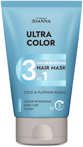 Joanna Ultra Color Boosting hiusnaamio cold blond  100 ml