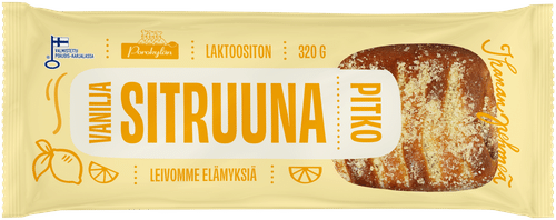Porokylän Sitruuna-vaniljapitko 320 g sitruuna-vaniljatuorejuustotäytepitko｜Porokylän 柠檬香草卷 320克 柠檬香草奶油芝士馅卷