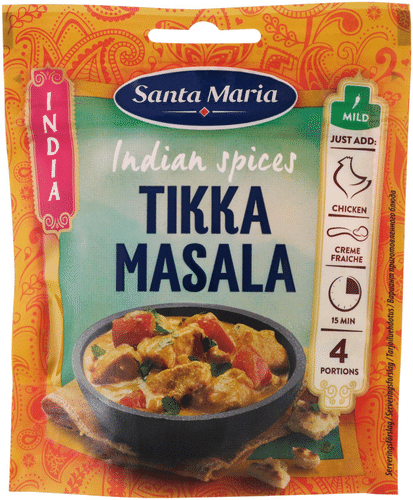 Santa Maria 35克蒂卡玛萨拉调味料｜Santa Maria 35G Tikka Masala -mausteseos