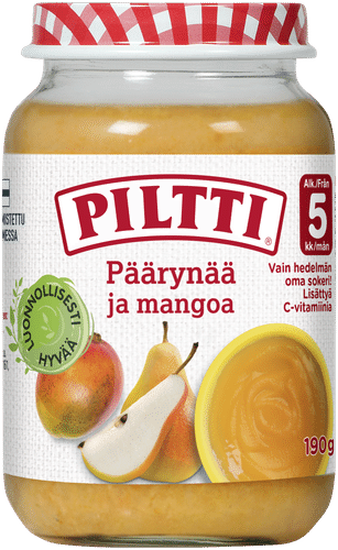 Piltti 梨芒果水果泥（5个月）