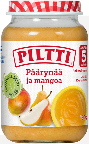 Piltti 梨芒果水果泥（5个月）