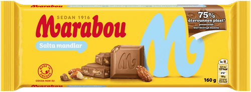 Marabou 咸杏仁巧克力板 160g