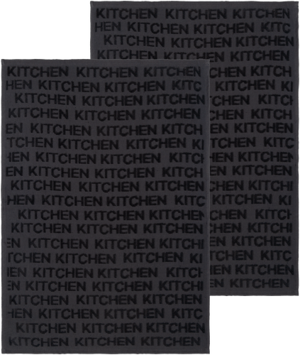 House keittiöpyyhe Kitchen 2 kpl anthracite