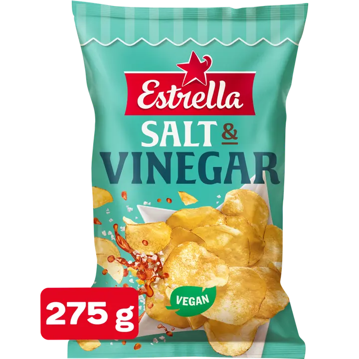 Estrella Salt & Vinegar Sipsi 275g-Estrella 盐醋片 275g