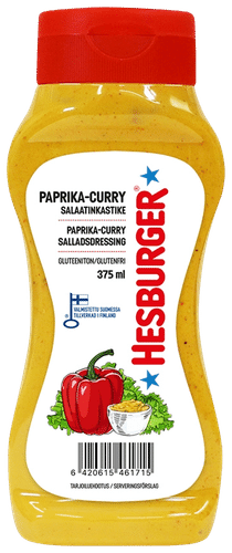Hesburger Paprika-curry salaatinkastike 375ml