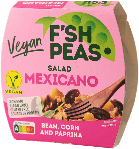 F`sh Peas 素食墨西哥沙拉 175g｜F`SH PEAS Vegan MEXICANO salad 175g