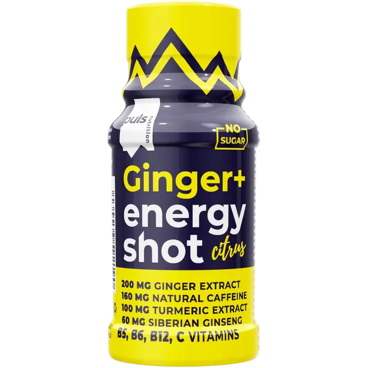 PULS Ginger+Energy shot Citrus 60 ml-Puls 生姜+活力柑橘 60 ml