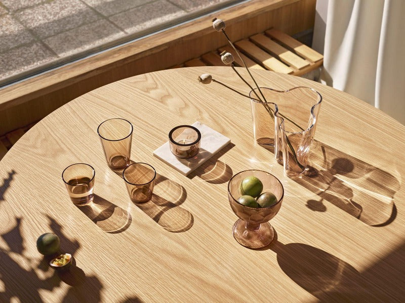 Iittala 卡蒂奥水杯 40cl 2件 亚麻色｜Iittala Juomalasi Kartio 40cl 2kpl pellava