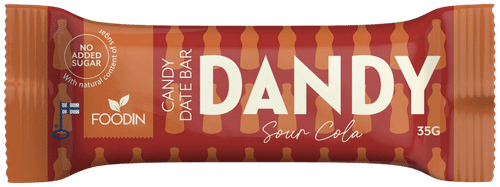 Foodin 丹迪糖果棒，酸可乐味 35g｜Foodin Dandy Candy Bar, Sour Cola, 35g