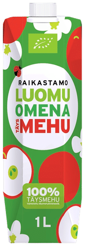 Raikastamo Omena täysmehu Luomu 1L LV-BIO-02｜Raikastamo 有机全苹果汁 1L LV-BIO-02
