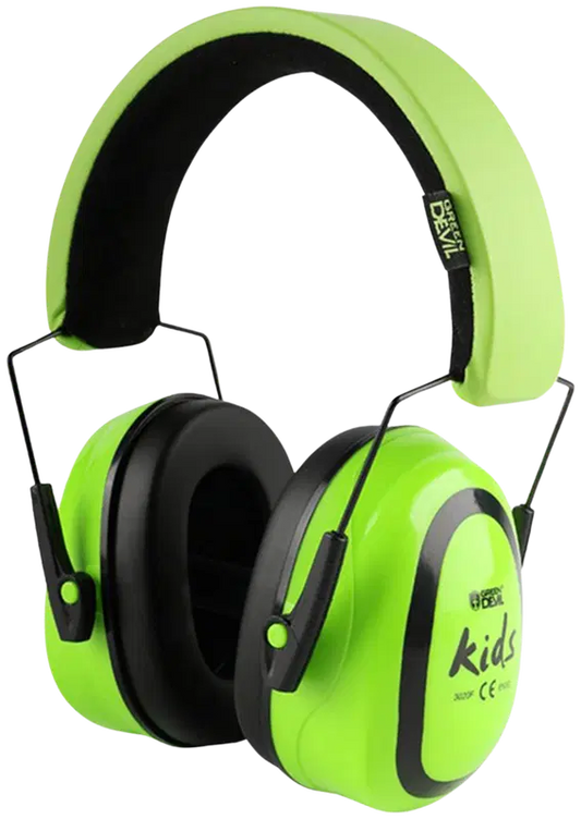 Skydda 儿童护耳器 Green Devil Kids 青柠色｜Skydda lasten kuulonsuojain Green Devil Kids lime