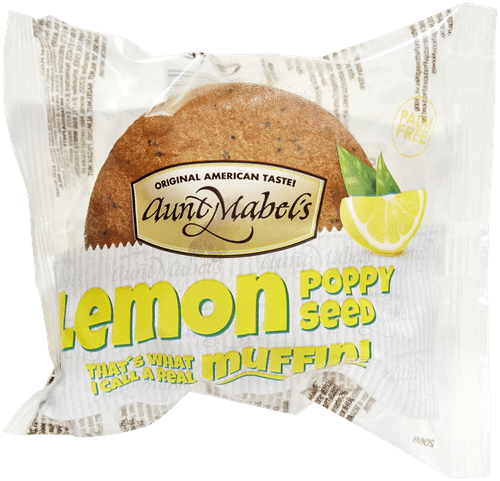 Aunt Mabels Sitruunamuffinssi yksittäispakattu 100g kypsäpakaste｜Aunt Mabel’s 梅布尔阿姨柠檬马芬独立包装100g熟制冷冻