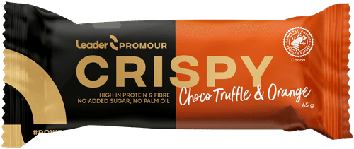 Leader Promour Crispy 巧克力松露&橙子蛋白棒 45 g