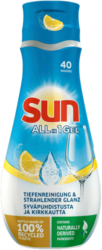 Sun Lemon洗碗机凝胶All-in-1深层清洁 700 ml