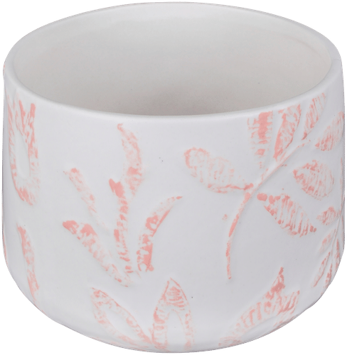 House 花盆 Romantic 16.5x12.5厘米 粉/白色