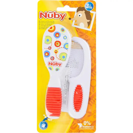 Nuby 婴儿梳子和刷子｜Nuby vauvan kampa ja harja
