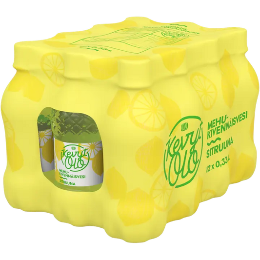12xKevytOlo Sitruuna mehukivennäisvesi 0,33 l kmp｜KevytOlo 12xKevytOlo 柠檬汁矿泉水 0.33 l kmp