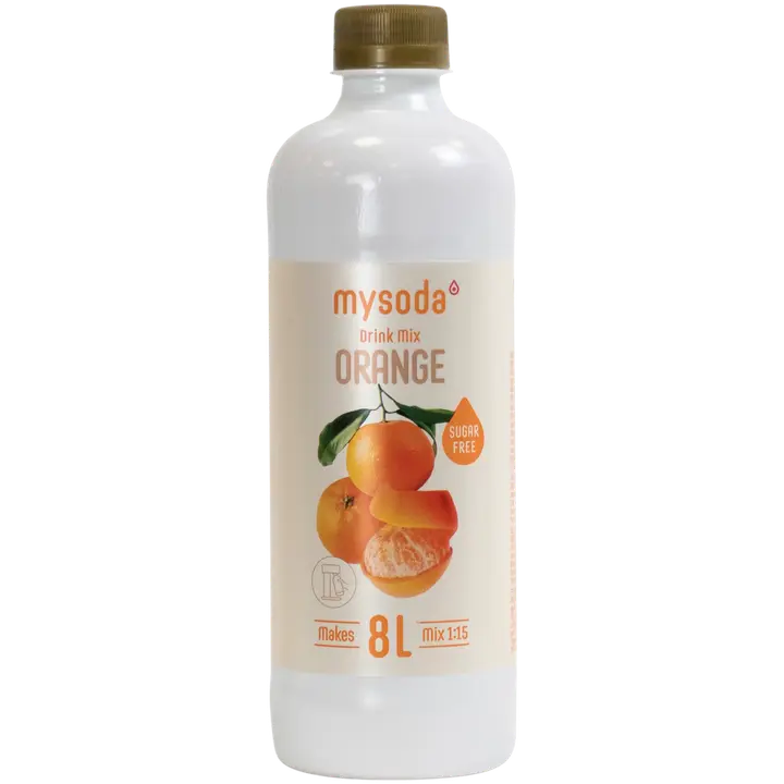 Mysoda Appelsiini Sokeriton Virvoitusjuomatiiviste 500ml｜MySoda 橙汁无糖浓缩软饮料 500ml